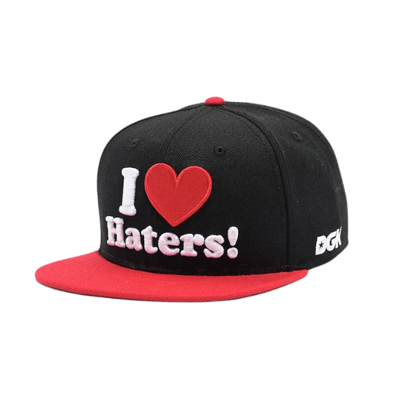 DGK Hats / Snapback / Haters Black Red
